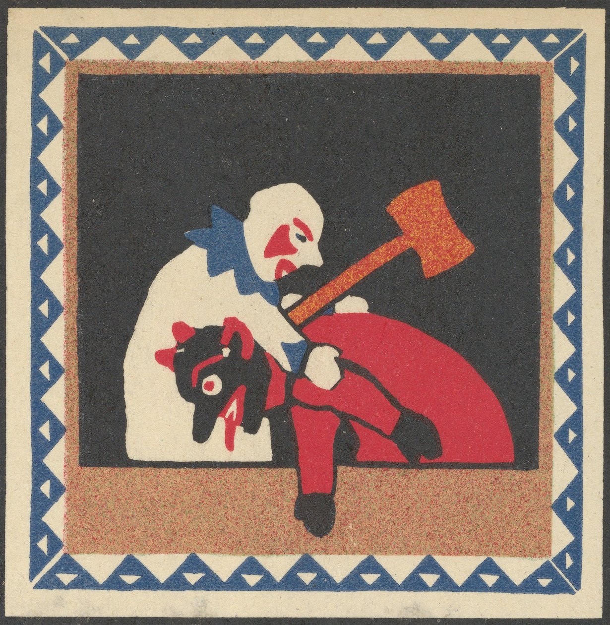 Kasperl Theater, 1907 door Hans Kalmsteiner