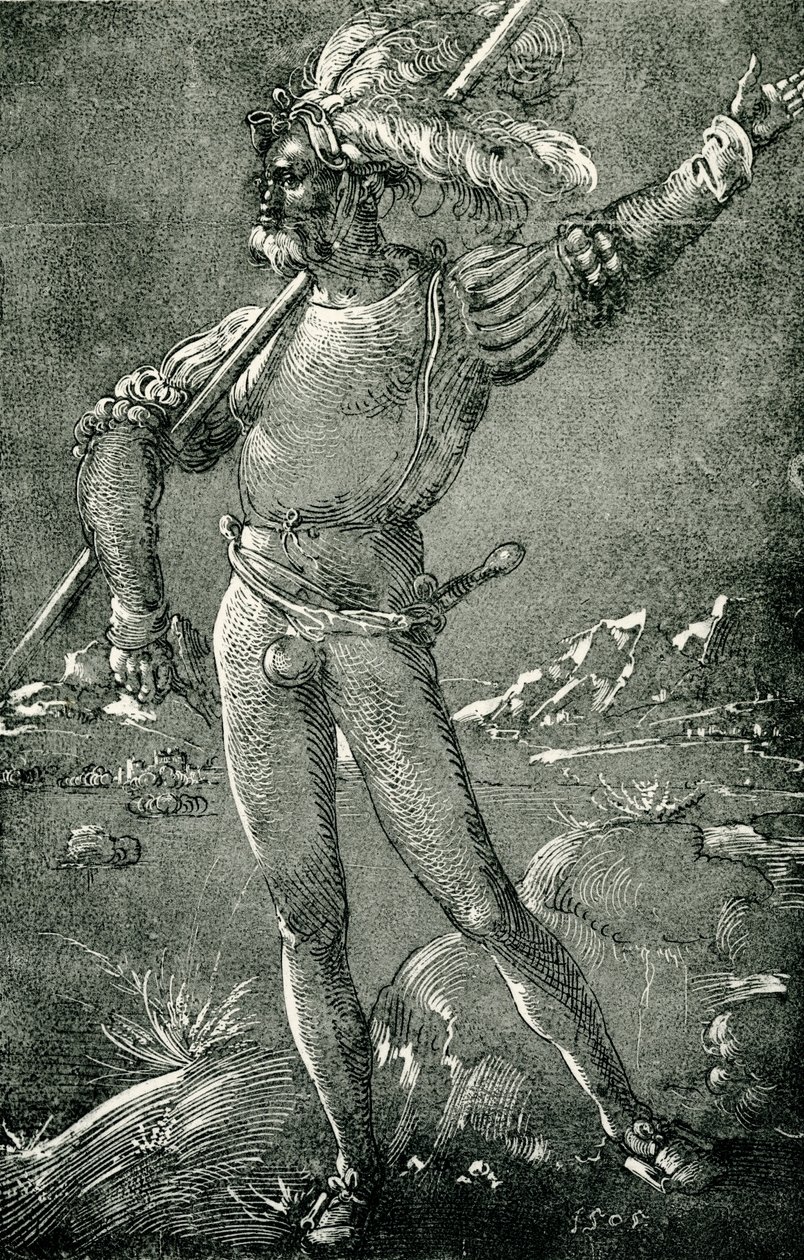 Zwitserse huursoldaat door Hans Leu