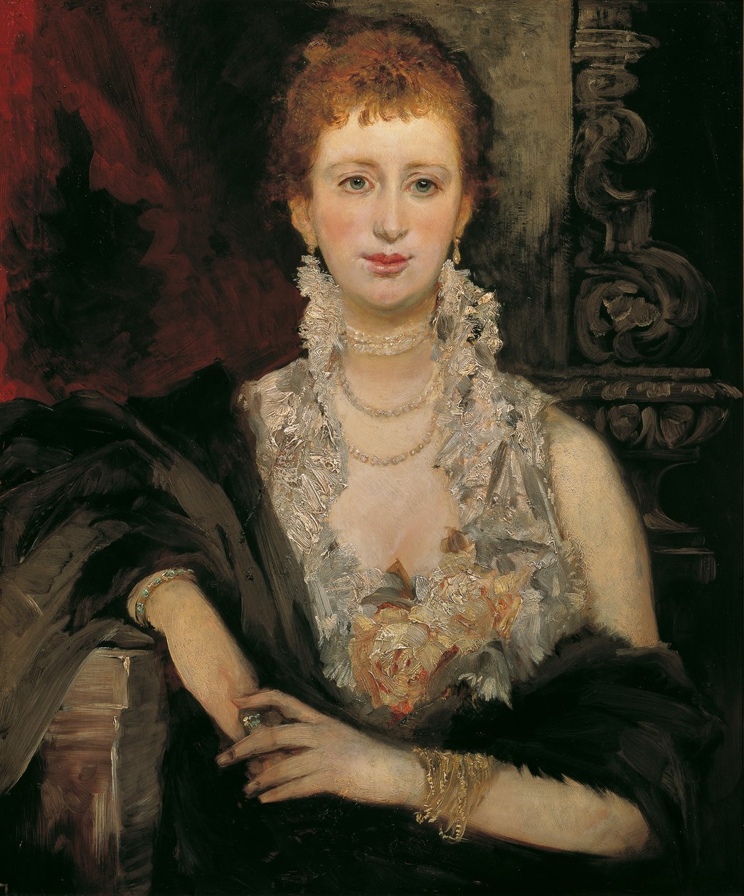 Clothilde Beer door Hans Makart
