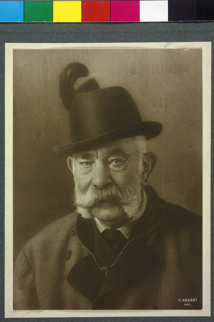 Keizer van Oostenrijk Franz Joseph I door Hans Makart