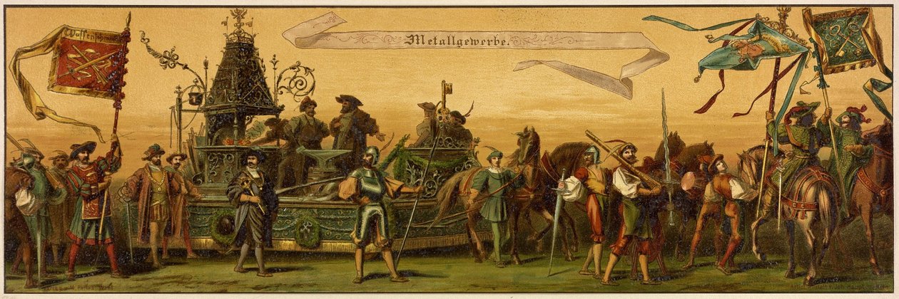 Hans Makarts processie van de stad Wenen door Hans Makart