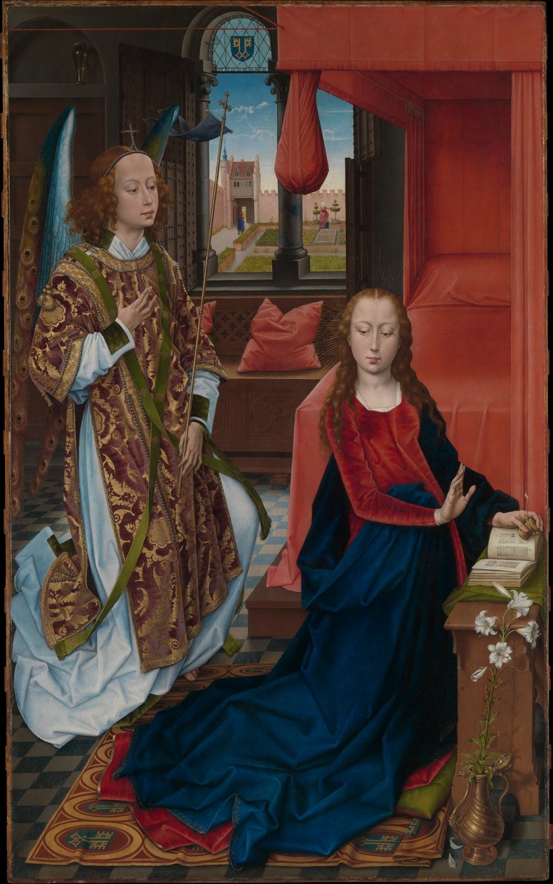 Aankondiging door Hans Memling