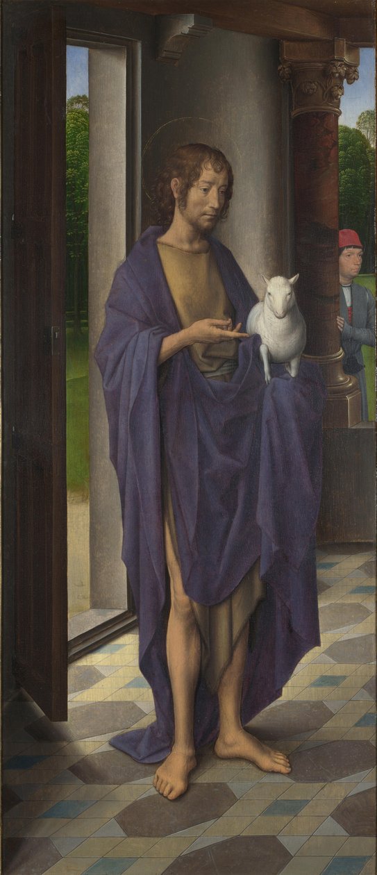 Sint Johannes de Doper, ca. 1478 door Hans Memling