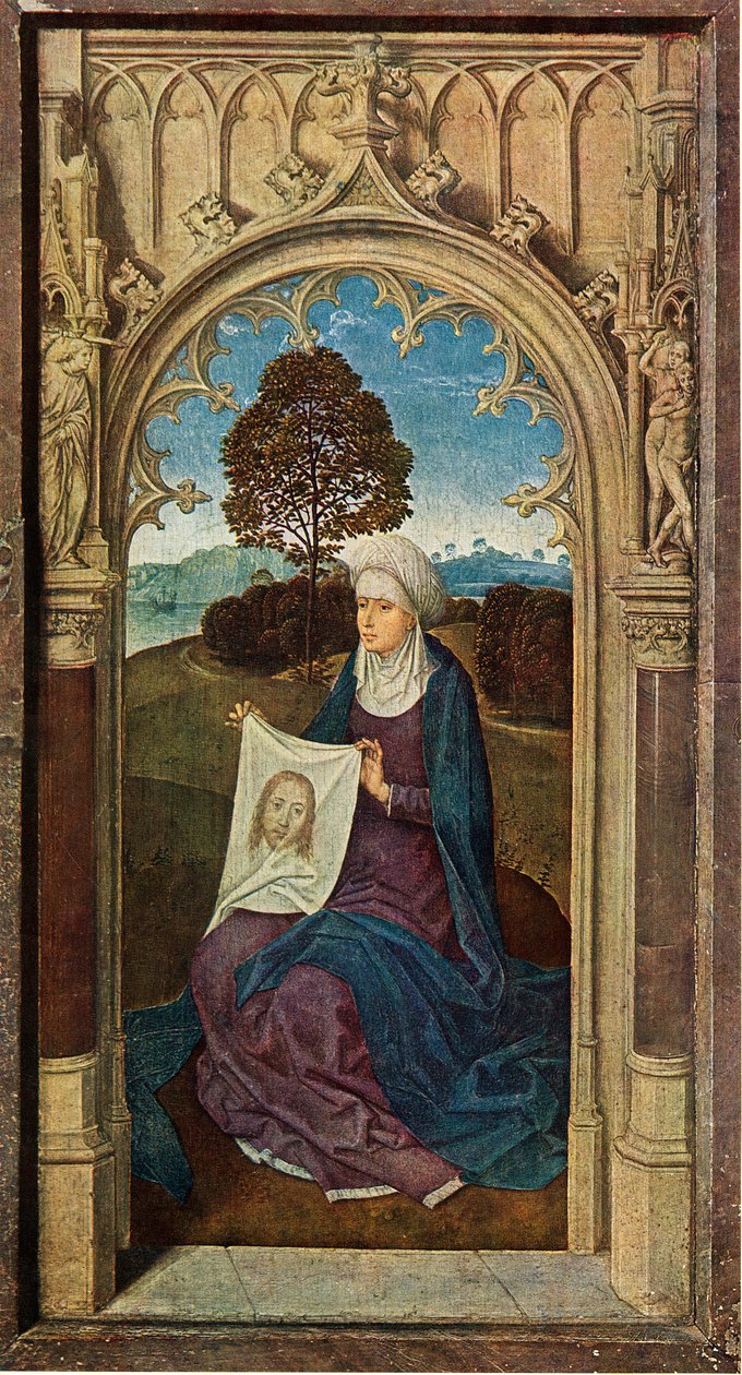 Sint Veronica door Hans Memling