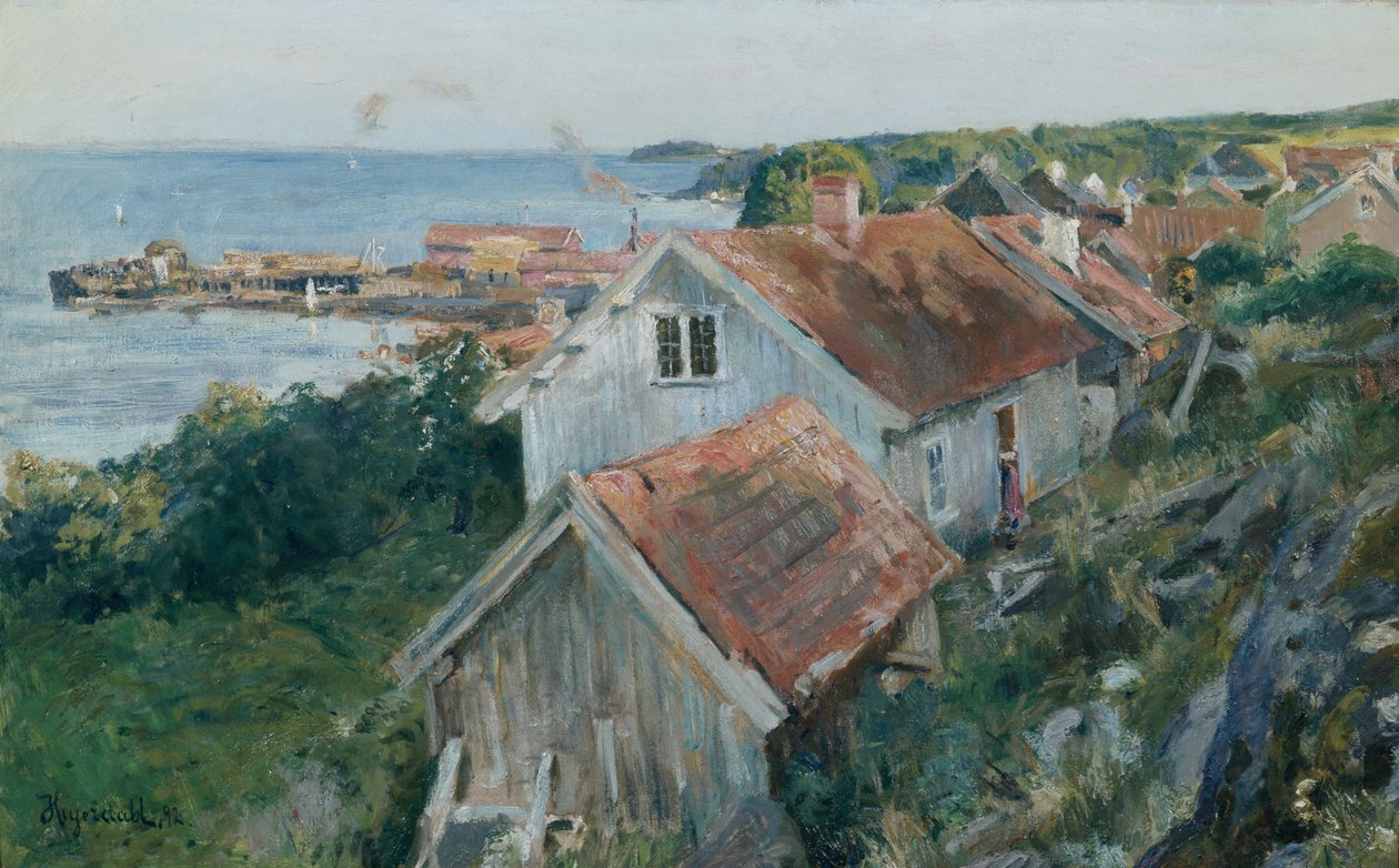 Asgardstrand door Hans Olaf Heyerdahl