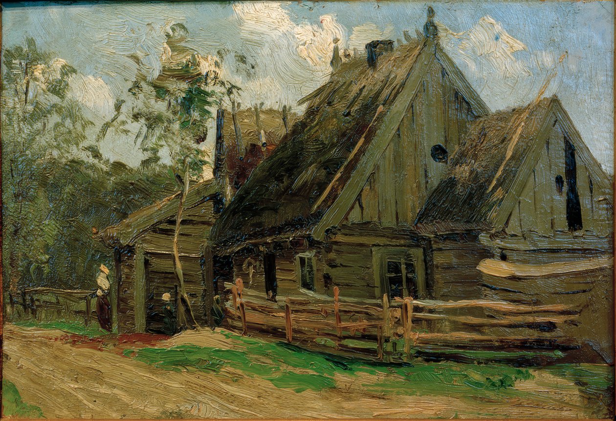 Blokhuis in Mazurië door Hans Peter Feddersen d. J.