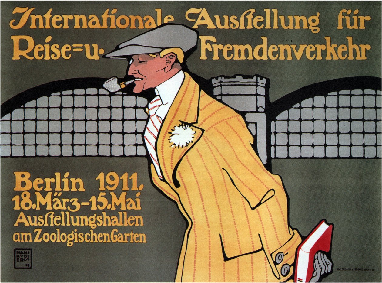 Internationale Reistentoonstelling, Berlijn, 1911 door Hans Rudi Erdt