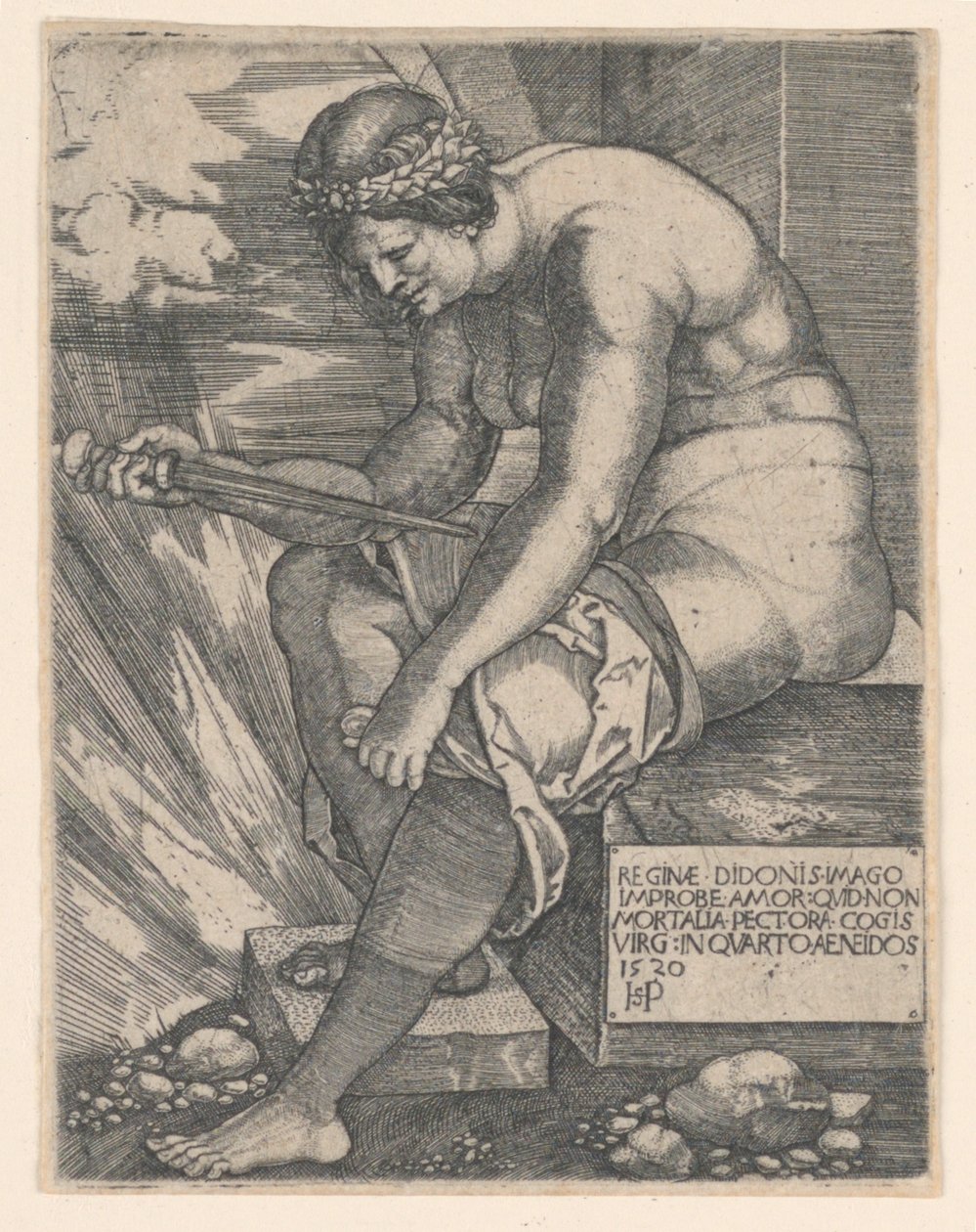 Dido door Hans Sebald Beham
