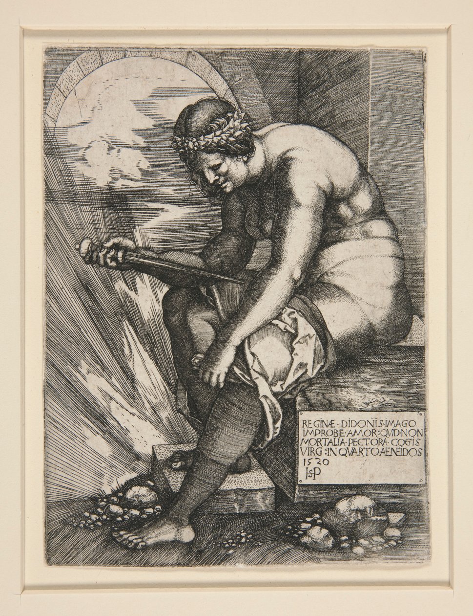Dido door Hans Sebald Beham