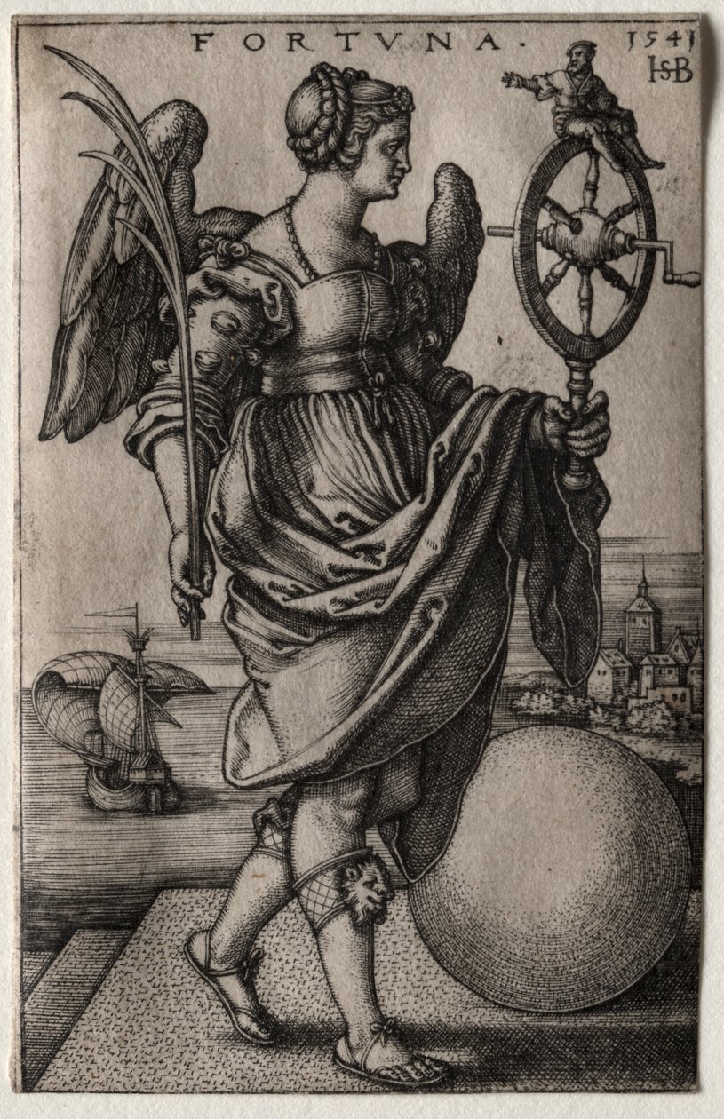 Fortuin door Hans Sebald Beham