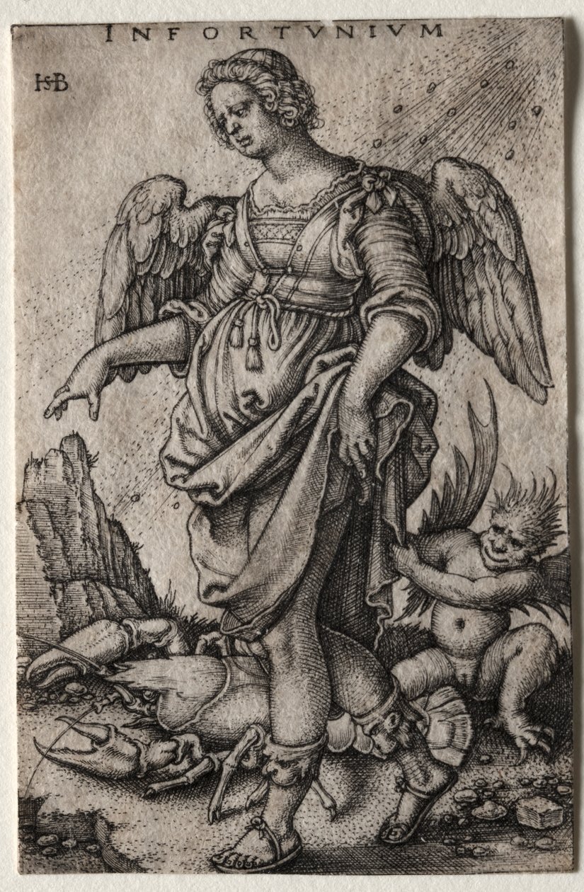 Ongeluk door Hans Sebald Beham