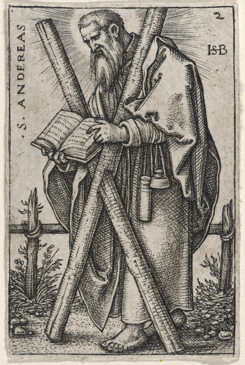 Sint Andreas door Hans Sebald Beham