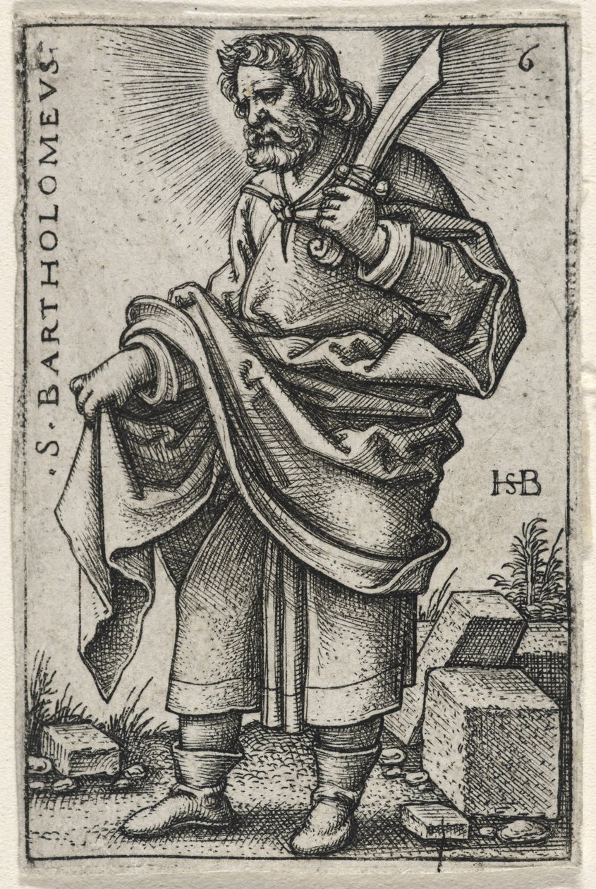 Sint Bartholomeus door Hans Sebald Beham