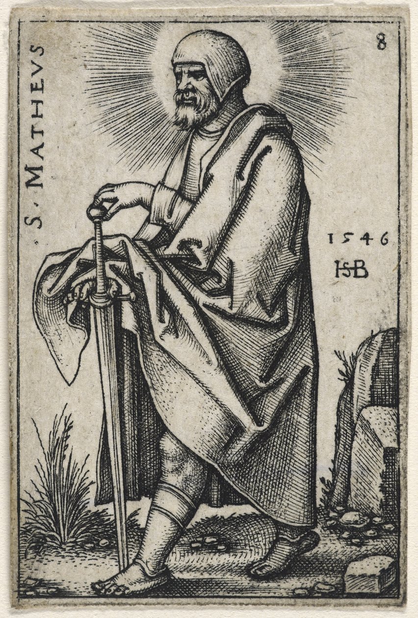 Sint Matteüs door Hans Sebald Beham