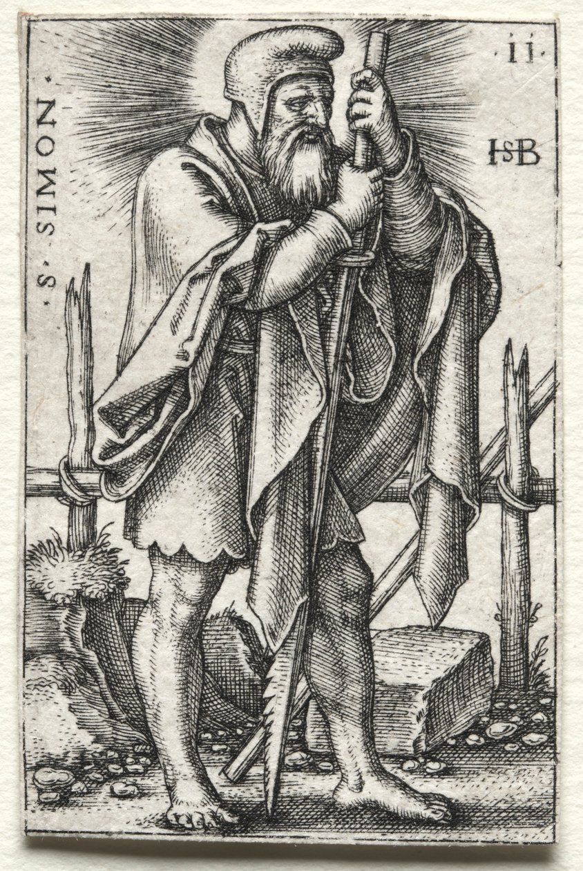 St. Simon, 1545-1546 door Hans Sebald Beham