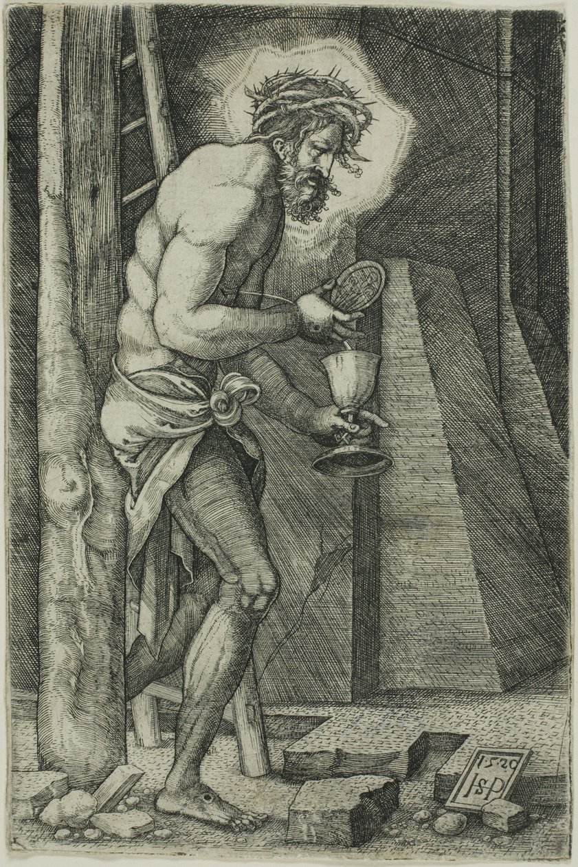 De man van smarten door Hans Sebald Beham