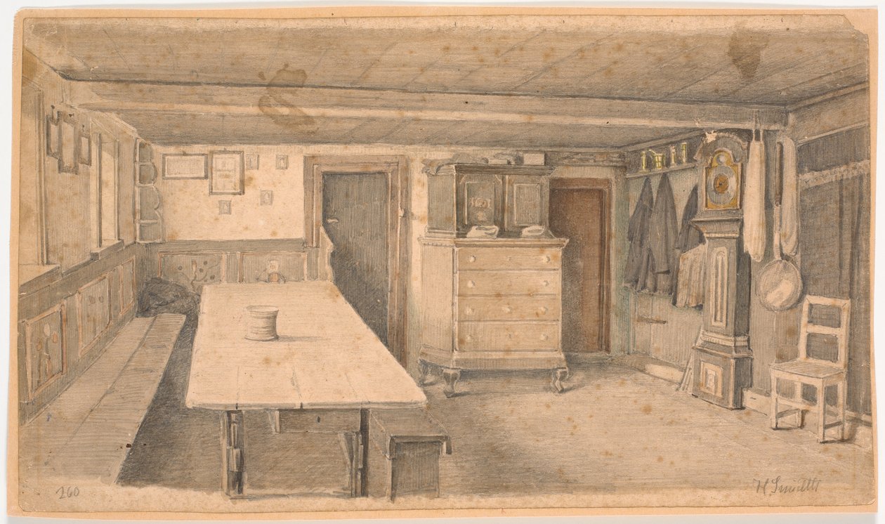 Jutlandse boerderij door Hans Smidth