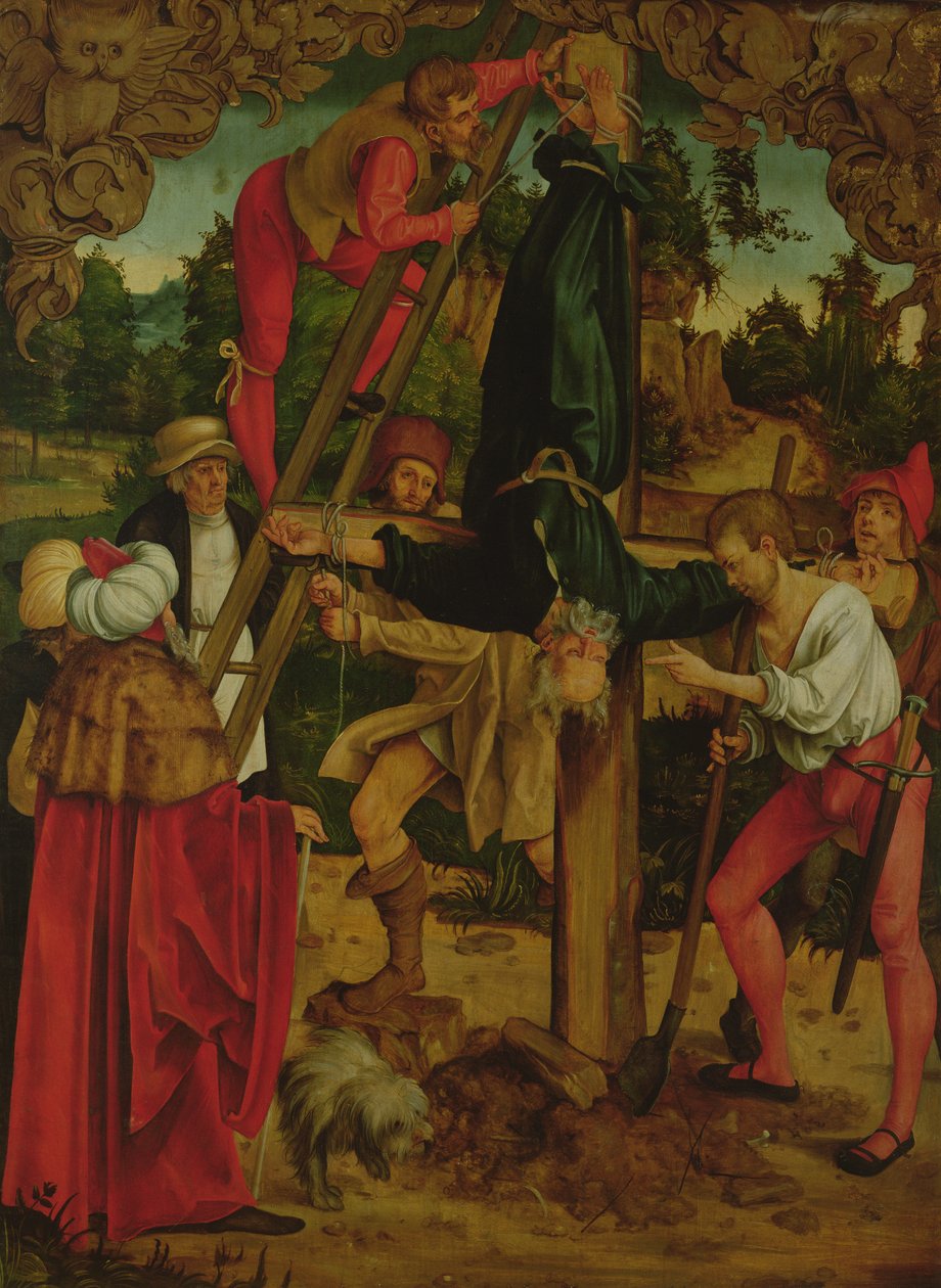 Kruisiging van Sint-Pieter door Hans Suess Kulmbach