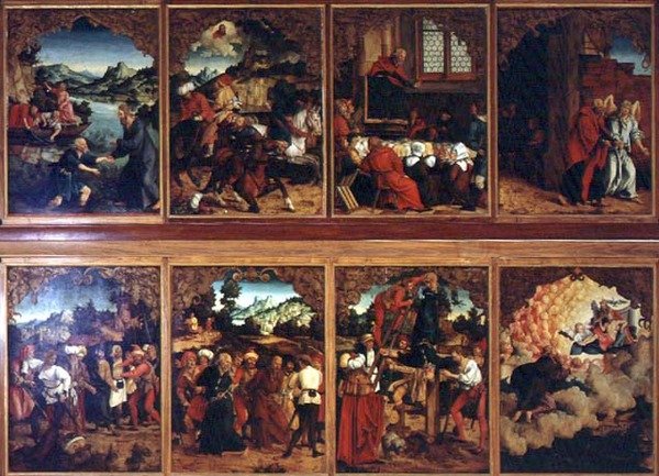 Polyptiek: Het leven van Christus door Hans Suess Kulmbach
