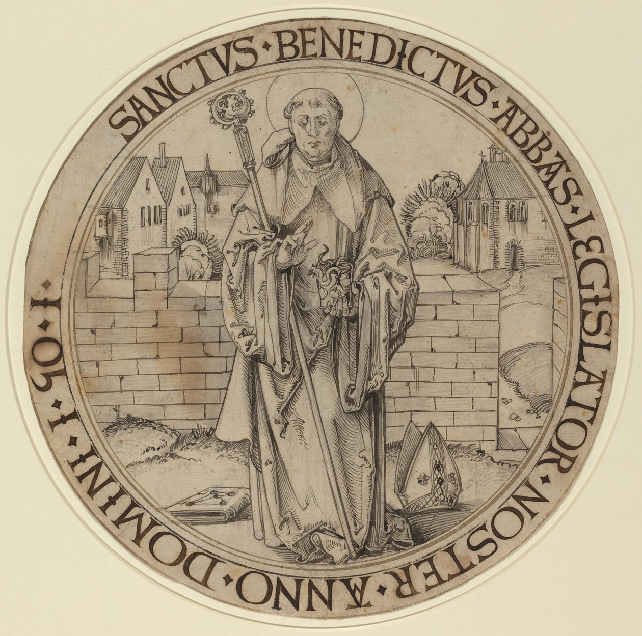 Sint Benedictus door Hans Süss von Kulmbach