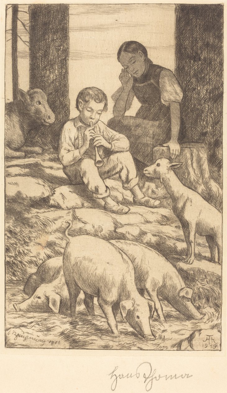 Pastoraal door Hans Thoma