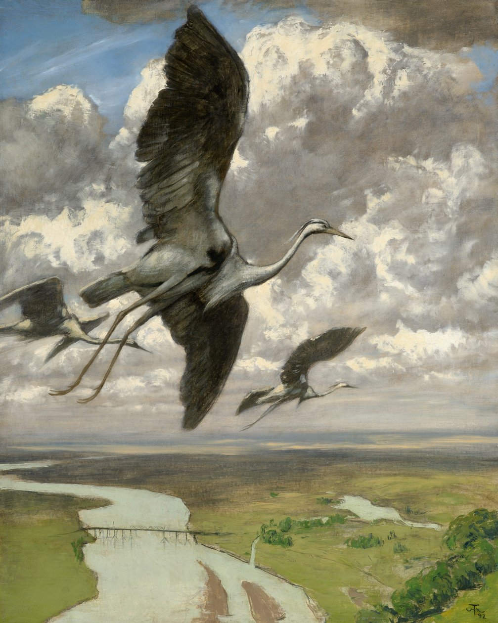 Wonderbaarlijke vogels door Hans Thoma