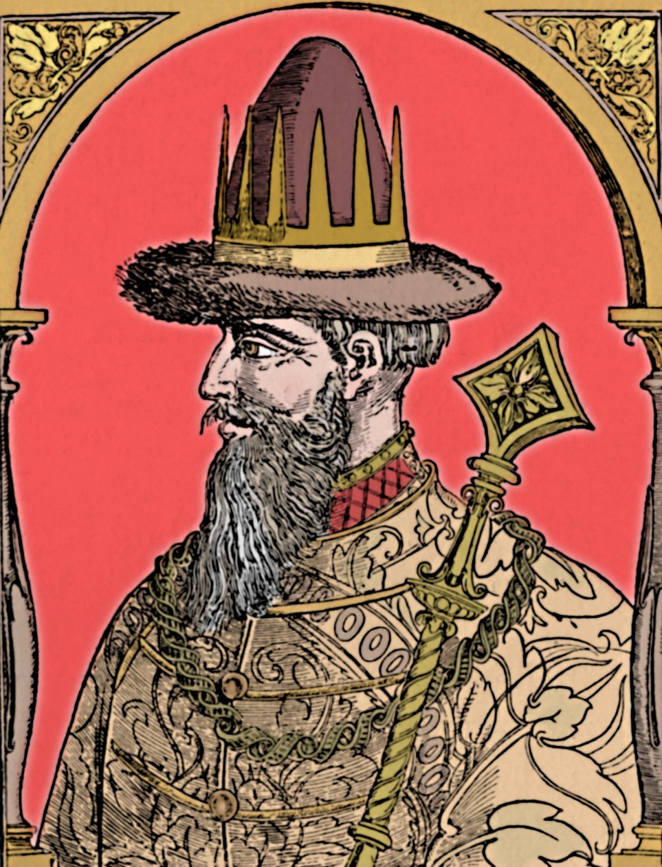 De tsaar Ivan de Verschrikkelijke door Hans Wengel
