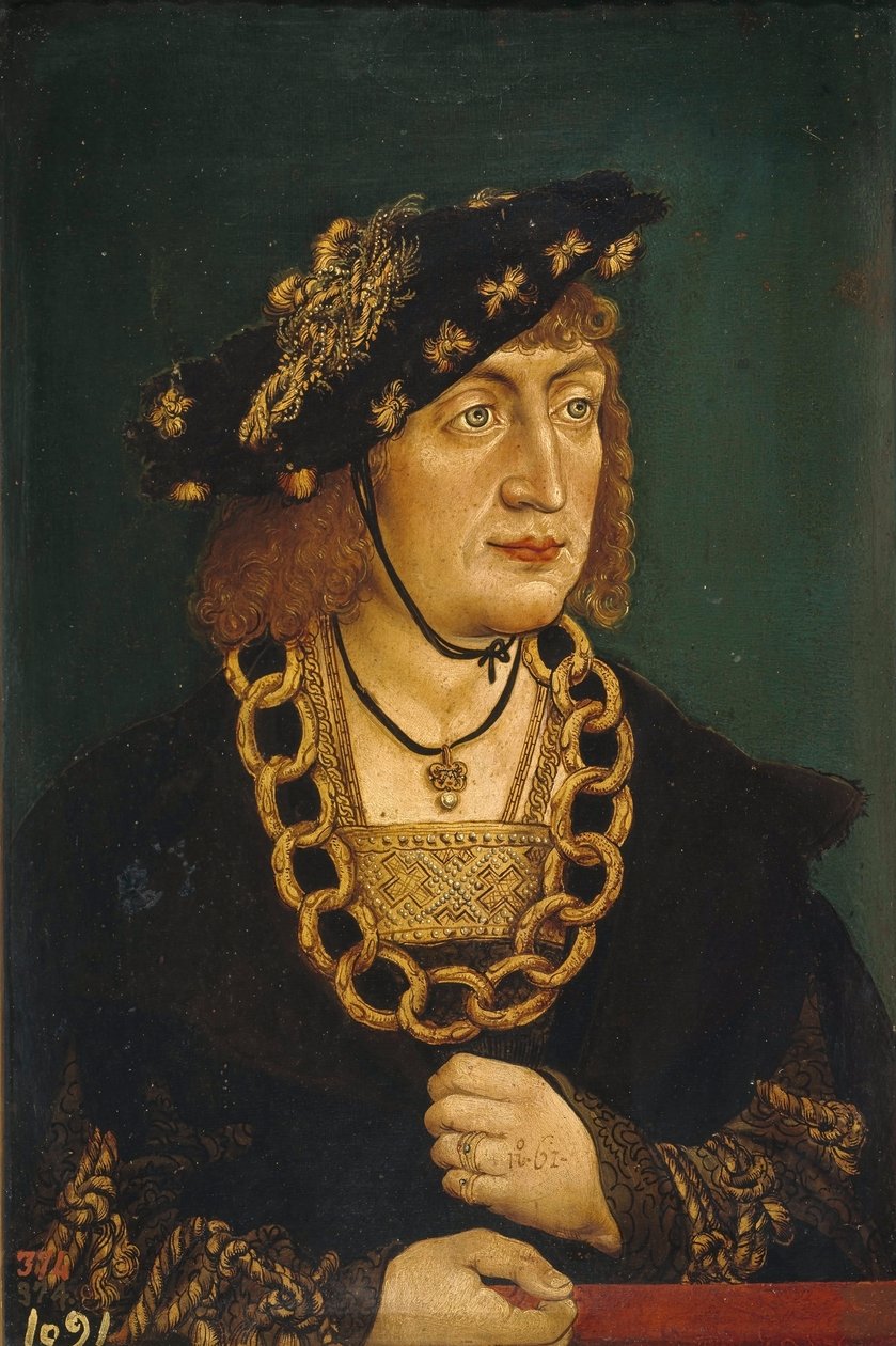 Portret van Frederik III door Hans Wertinger
