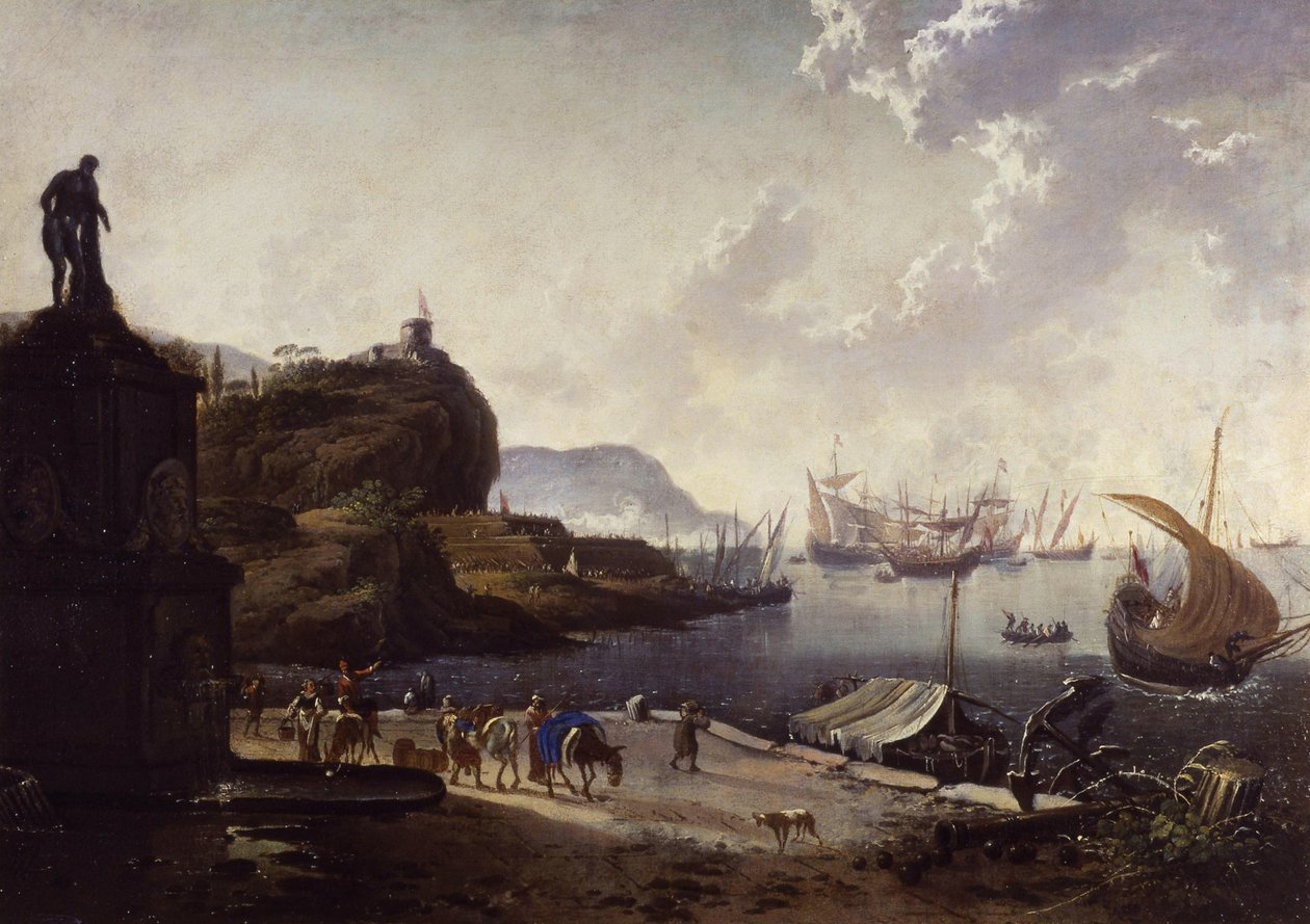 Havenstad door Hans de Jode