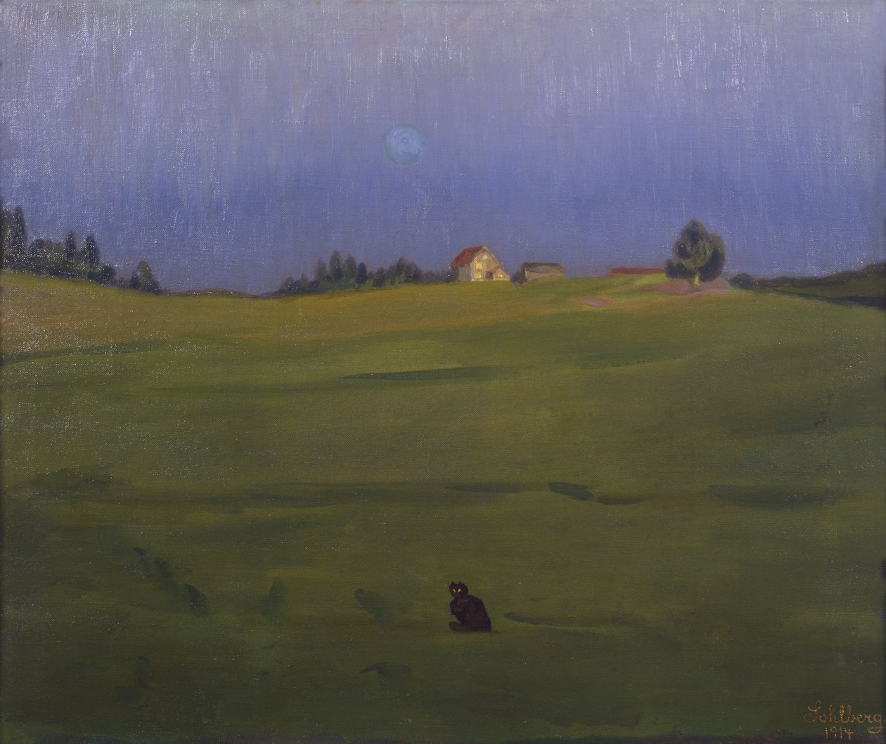Van Hogsvedt in Ås door Harald Oscar Sohlberg