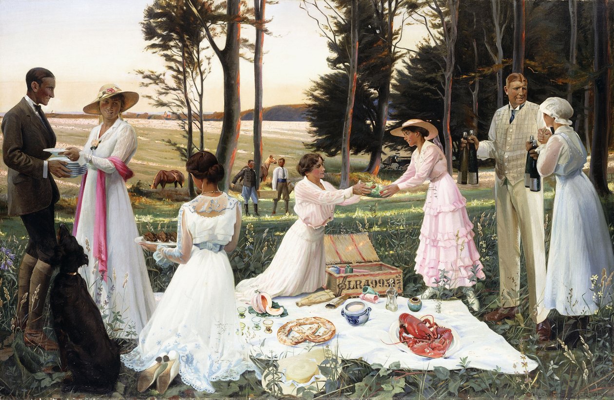 De Middagpicknick door Harald Slott Moller