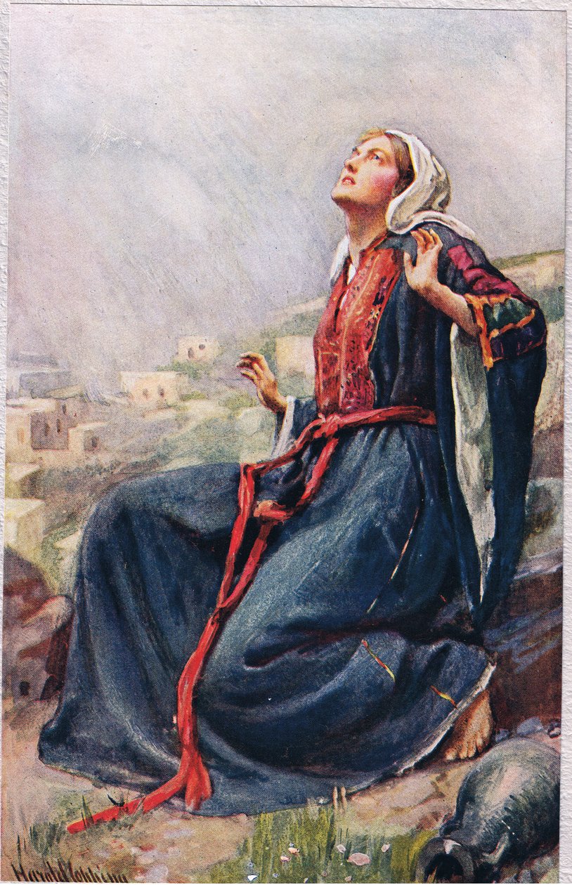 Maria de moeder van Jezus, illustratie uit 
