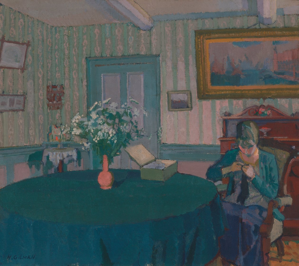 Sylvia Stopwerk door Harold Gilman