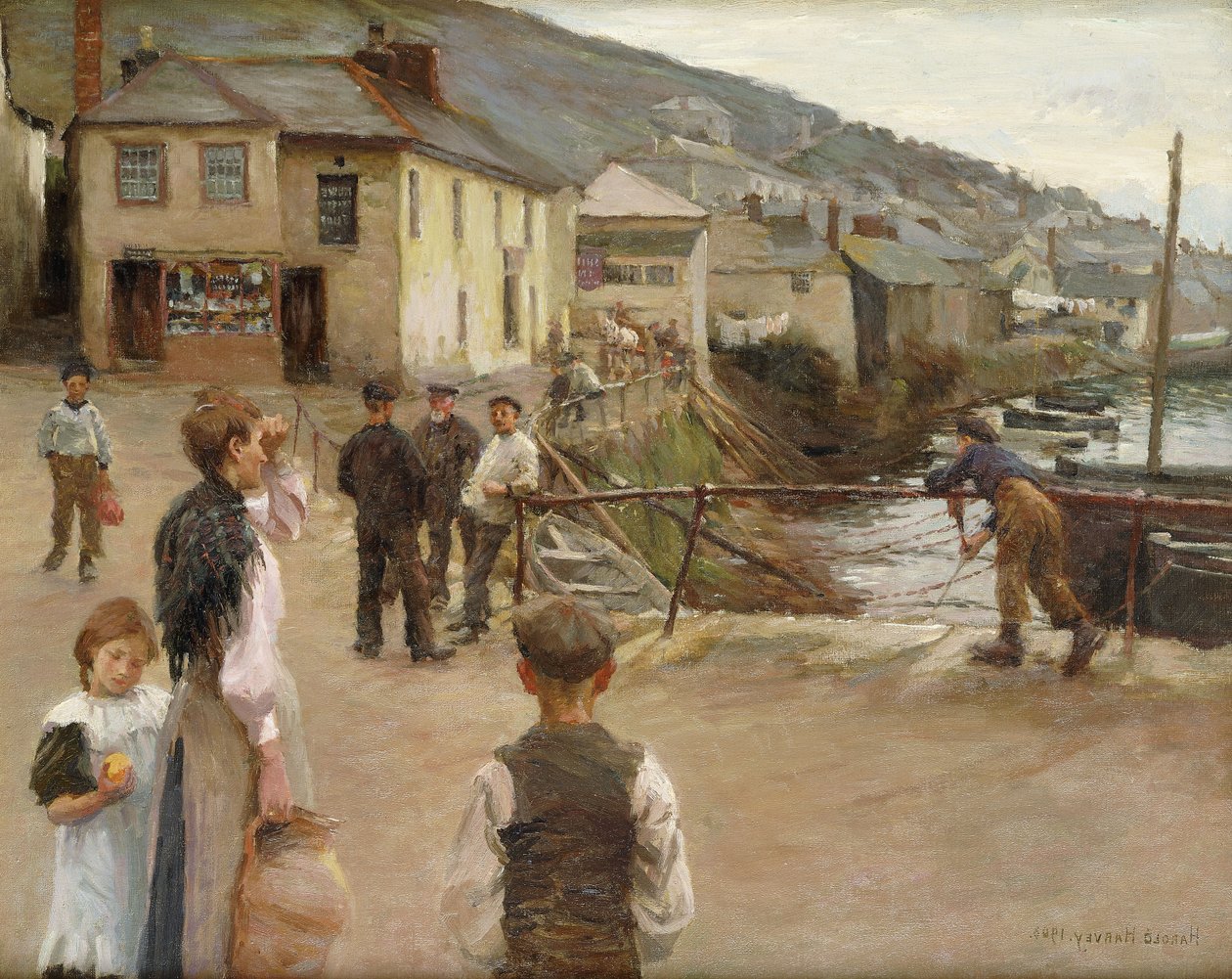 Mousehole door Harold Harvey