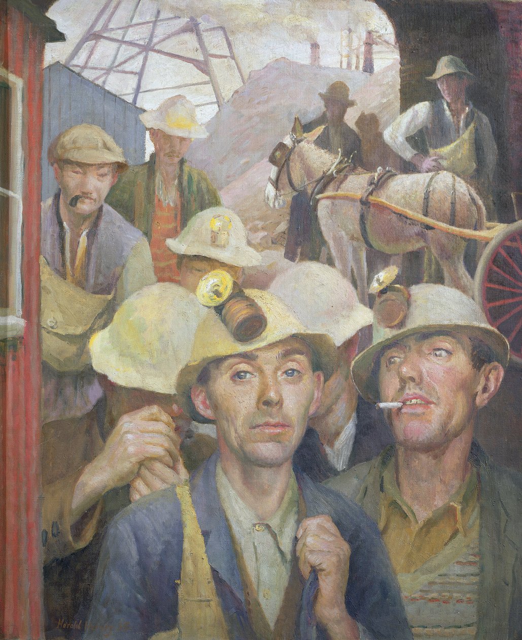St. Just tinmijnwerker door Harold Harvey