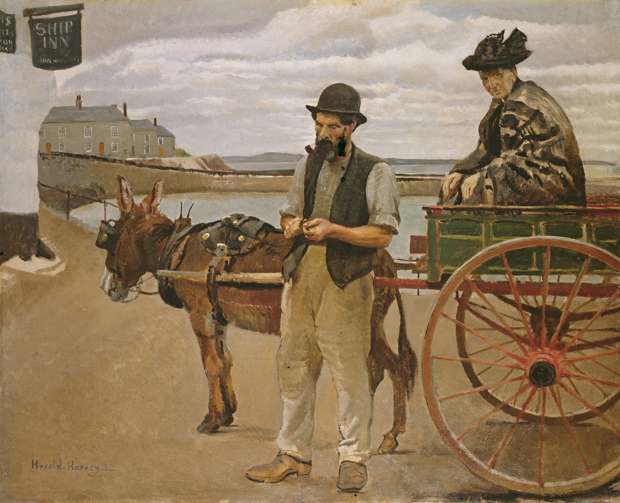 De Scheepsherberg door Harold Harvey