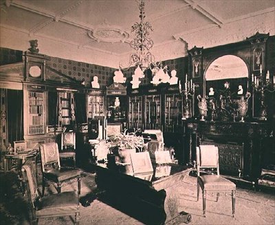 De Bibliotheek, Wickham Hall, Kent door Harold Palmer