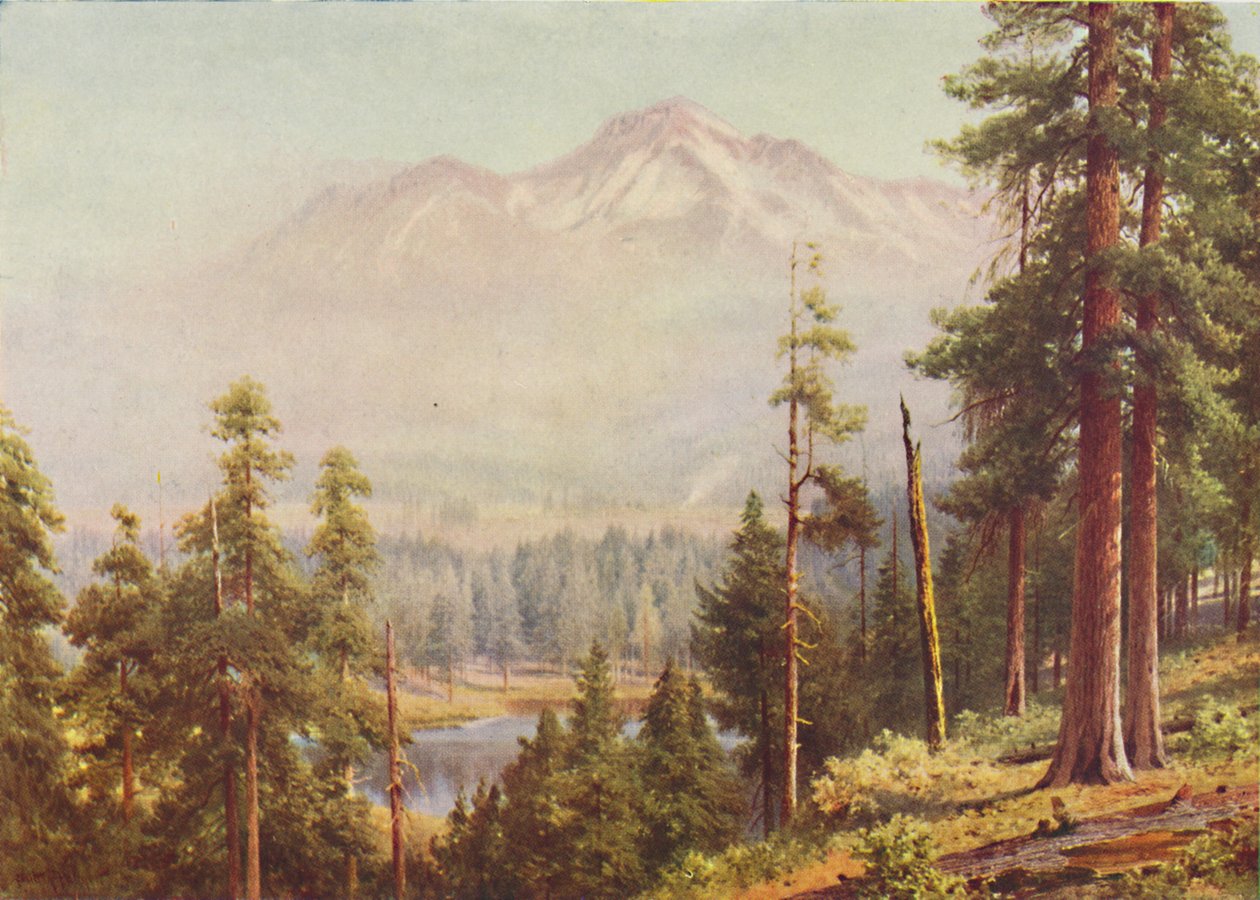 Mount Shasta, 1916 door Harold Sutton Palmer