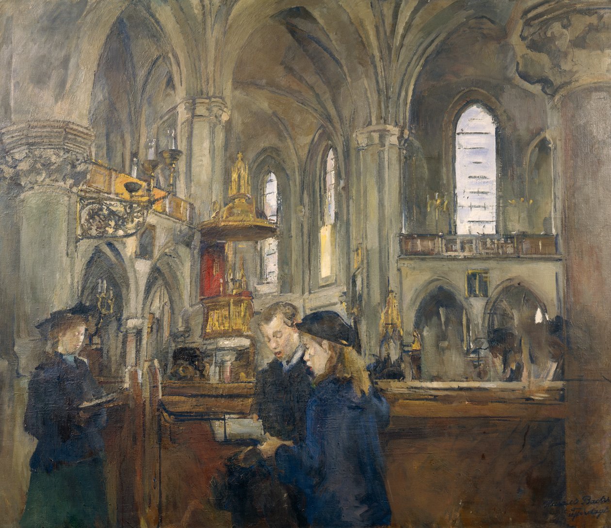 Van de Drie-eenheidskerk door Harriet Backer