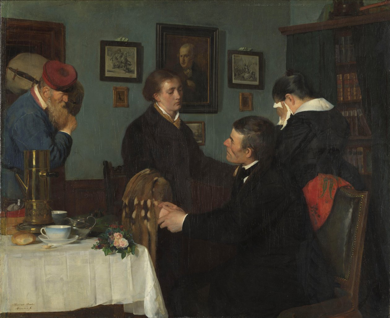 Het afscheid door Harriet Backer