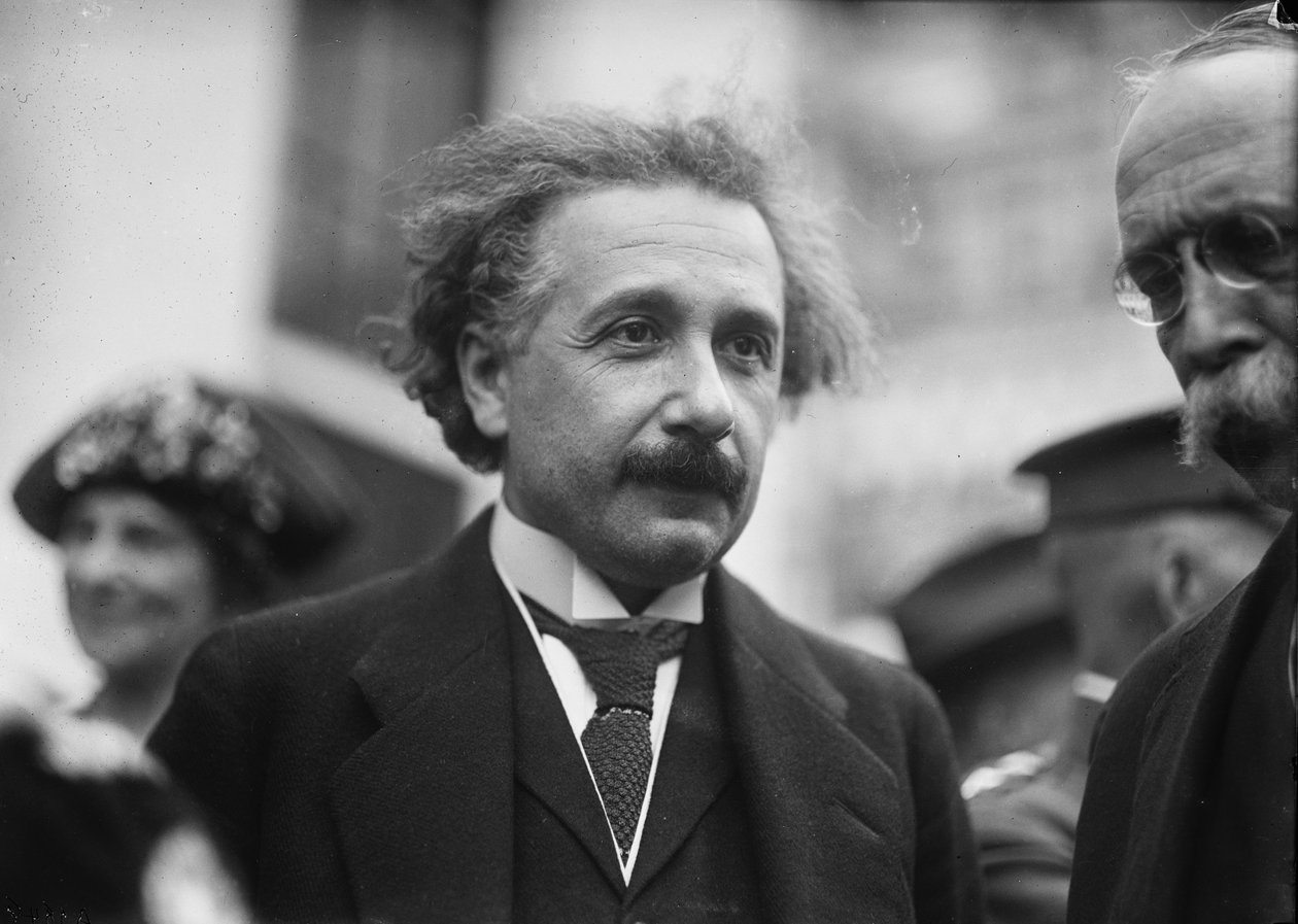 Albert Einstein, Washington, ca. 1922 door Harris & Ewing