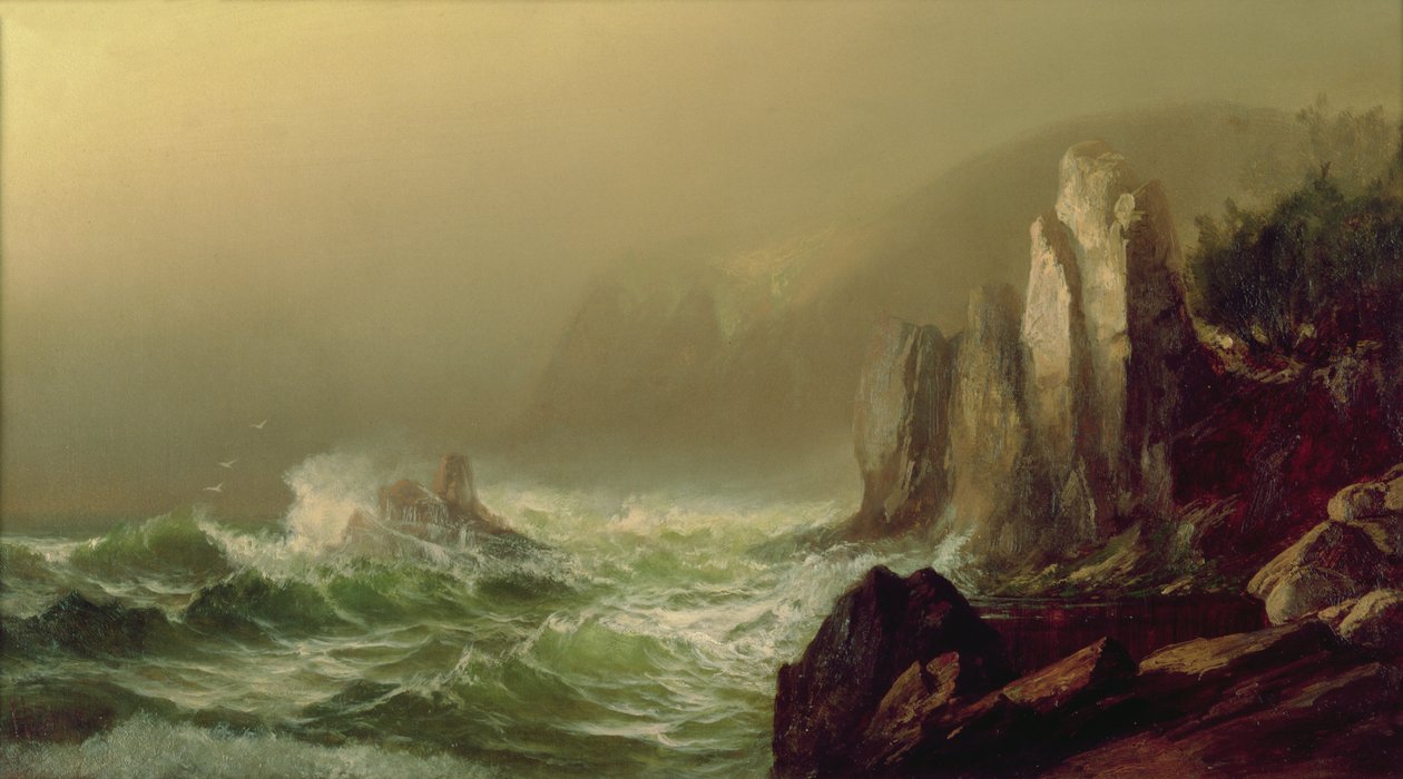 Grand Manan Island (olieverf op doek) door Harrison Bird Brown