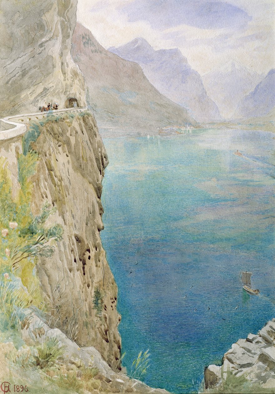 Aan de Italiaanse kust, 1896 door Harry Goodwin