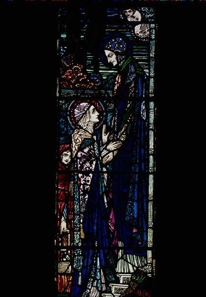 St. Elizabeth en Maria door Harry Clarke