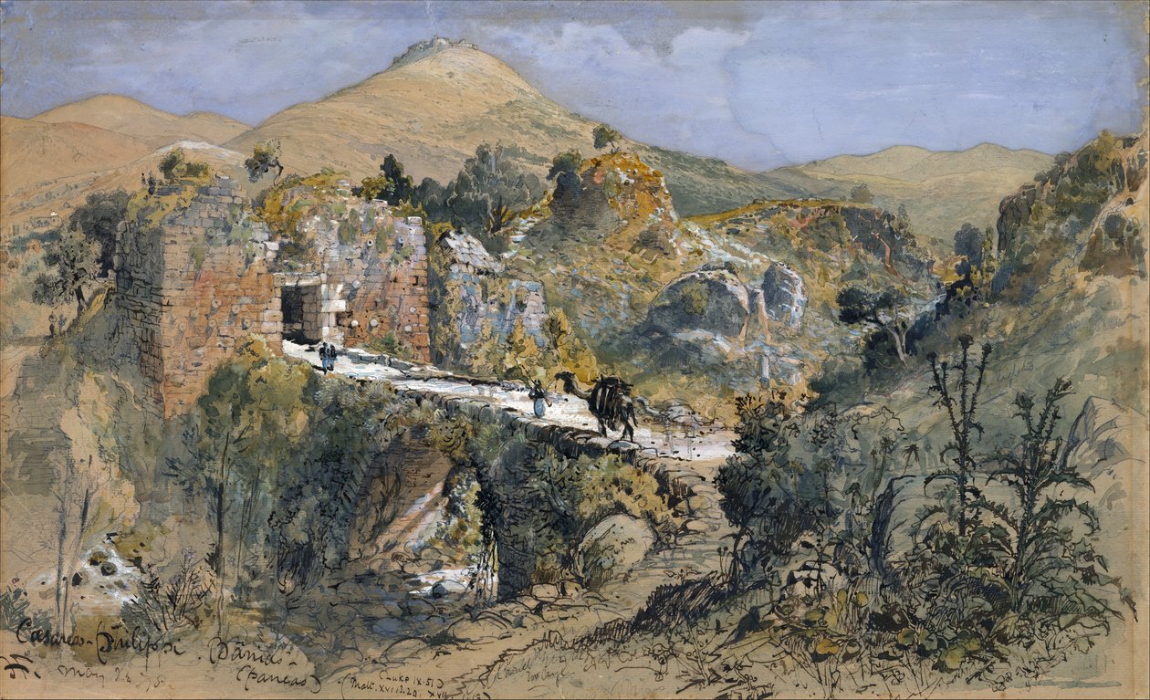 Caesarea Philippi Banias door Harry Fenn