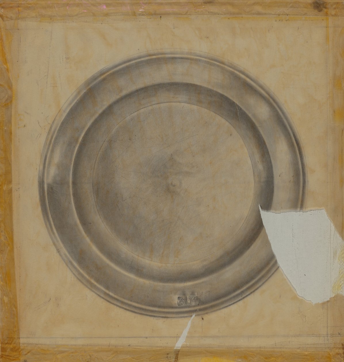 Pewter Bord door Harry Goodman