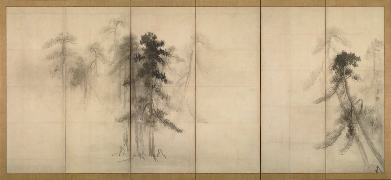 Pijnbomen door Hasegawa Tohaku