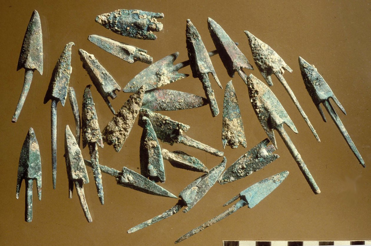 Pijlpunt gevonden in de Citadel van Jeruzalem (metaal) door Hasmonean
