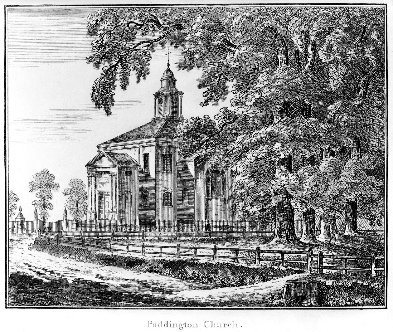 Paddington Kerk, 1795 door Haynes King