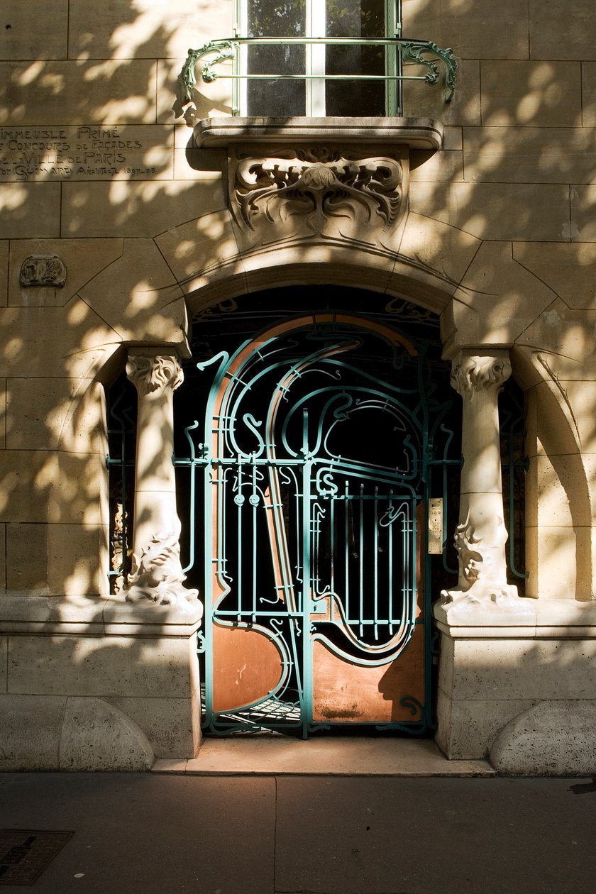 Ingang van het Castel Beranger, 1897-98 door Hector Guimard